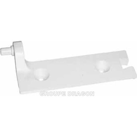 Charnière supérieure évaporateur pour Réfrigérateur, Congélateur CANDY 92140342 (1/2)