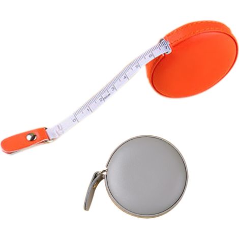 Lot de 2 mètres ruban souples rétractables pour le corps, ruban de couture à double échelle, idéal pour la mesure des vêtements, du tricot et des travaux manuels. (1/5)