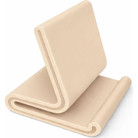Support de téléphone beige, support de bureau pour smartphone (1/3)
