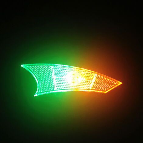 luci a LED per ruote di bicicletta, 2 modalità lampeggianti, luci al neon a LED impermeabili per raggi di pneumatici, sette colori - Crezuo