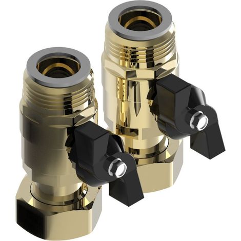 Brötje Absperrset ADH WP 1", Durchgangsform, für Wärmepumpen