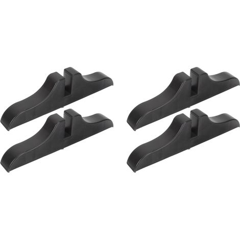 Lot de 4 pieds de séparation de pièce Support de cloison robuste réglable pour la maison Pieds de paravent durables et faciles à monter Convient à différents séparateurs de pièce (1/5)