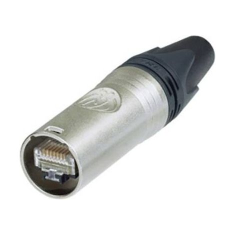 Neutrik Connettore etherCON NE8MX6-T Spina dritta Numero di poli 8P8C Argento 1 pz. (1/2)