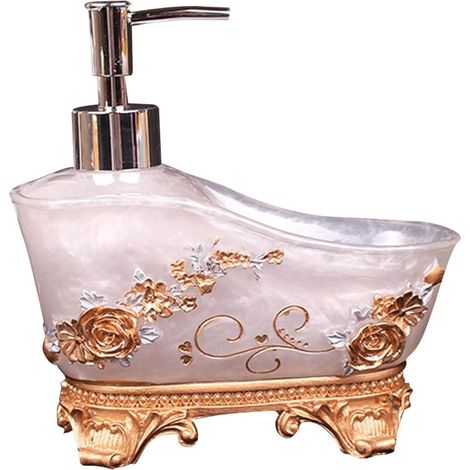 Distributeur de savon liquide. Design élégant en résine. Idéal.-AquaForge (1/5)