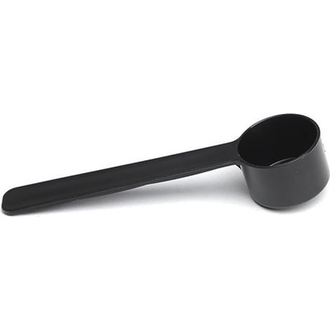 Cuchara medidora de café - Cuchara de café - Plástico - Cuchara medidora - Cucharas de café - Reutilizable - 15 g/30 ml - Longitud 12,2 cm - Negro (1/5)