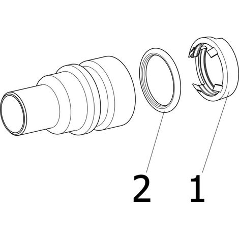 VIEGA 765835 Pièce d'emboîtement avec SC Geopress (1/4)