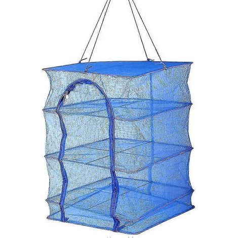 1 égouttoir pliable à 4 niveaux pour légumes. poisson et plats. filet de séchage suspendu