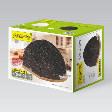 Maestro mr-1678g-black bread loaf, black (1/4)