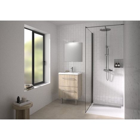 CAREA - Concept plan vasque + meuble tiroirs LUNEA 70 cm (1/5)