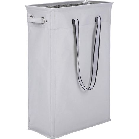 Panier à linge suspendu pratique de 60 cm, haut et étroit, imperméable et doté d'un couvercle en maille respirante. (1/4)