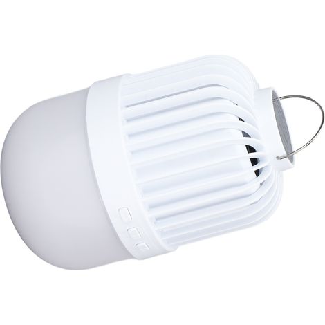 Campingleuchte mit 360°-Stereobeleuchtung, 2000 Lumen Helligkeit, USB-Ladefunktion, LED-Licht, Lautsprecher und 2 Beleuchtungsmodi für Camping (1/5)