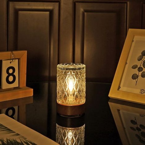 Lampes, pilotis, minutes, voiles, chambres adultes, mini lampes, intérieur dans la salle, couloir, lampes et décors en verre, lumière chaude (lumière chaude) (1/5)