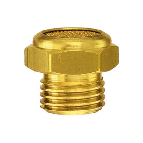 Riegler Sinterbronce-Schalldämpfer, flach, G 1/8 a., SW 13 (1/4)