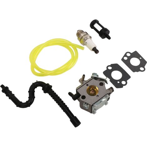 Kit de carburateur avec bougie, tuyau et filtre à carburant pour tronçonneuse Stihl 028, 028AV. (1/5)