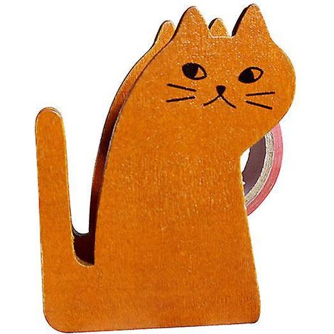 brown Pussycat Distributeur De Ruban Cutter, Support De Ruban De Bureau Professionnel, Distributeur De Ruban Cutter, Vintage (1/5)