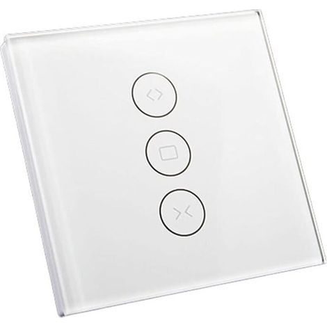 Interrupteur de volet roulant intelligent IVR501W compatible Wi-Fi, commande par application et manuelle, fonction minuterie, compatible avec Alexa et Google Assistant (1/4)