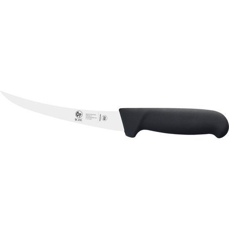 Icel Safe coltello disosso curvo acciaio nero 15 cm