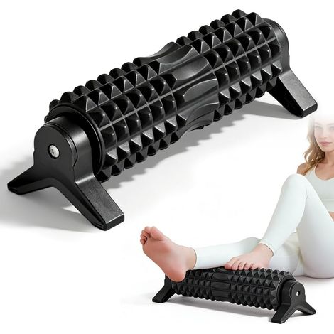 Rouleau de massage en mousse pour la colonne vertébrale - Avec texture 3D - Pour le dos, la colonne vertébrale et tout le corps - Pour soulager les tensions musculaires (1/5)