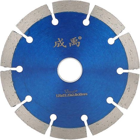 Diamant-Kreissägeblatt für Winkelschleifer, Trennscheibe für Marmor und Beton, 125 mm