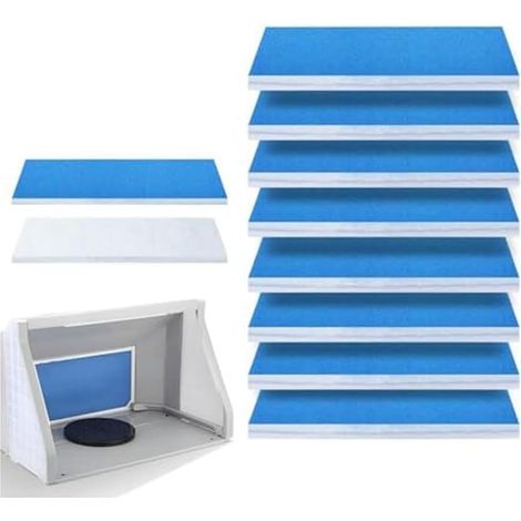 Set of 8 booth filters, double-layer design for painting enthusiasts and booths (1/5)