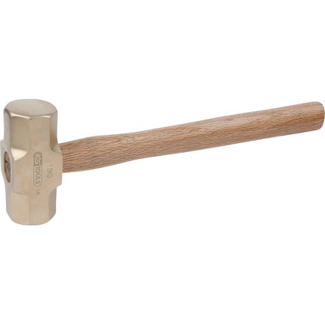KS Tools BRONZEplus Minenhammer 1500 g, mit Hickorystiel