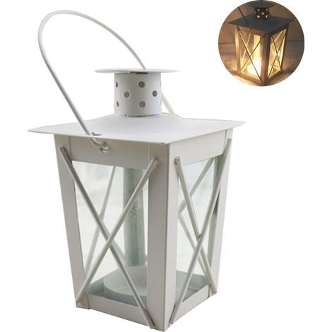 Lanterne métallique vintage mini bougeoir décoratif pour bougie chauffe-plat, décoration de centre de table mariage anniversaire fête