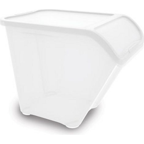 Caja de cartón Kis 55L plástico blanca 55x39x46 cm