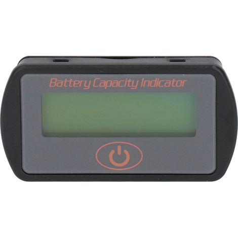 Testeur de batterie LED compact, indicateur de capacité et tension LCD portable 8-63V 24V, voltmètre miniature pour véhicules, chargeur et systèmes électriques. (1/5)