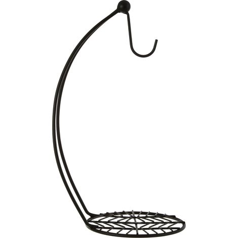 Premier Housewares Vertex Black Powder Coat Banana Hanger
