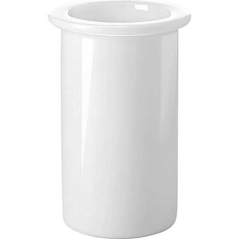 Lineabeta - Bicchiere portaspazzolini in porcellana bianco