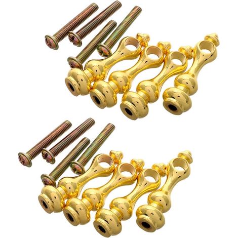Abaodam Lot de 8 broches en fer doré poteaux garde-corps (1/5)