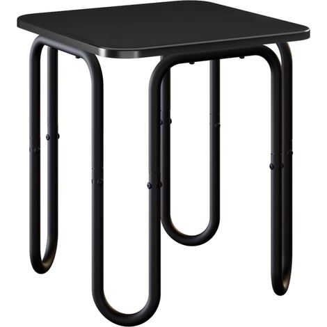 Mesa de centro Negro 40 x 40 x 45 cm Madera de ingeniería vidaXL (1/5)