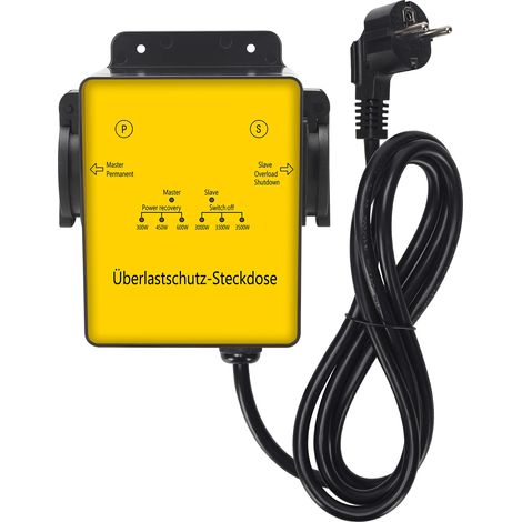 Multiprise Parasurtenseur avec Puissance Réglable, Protection contre les Surcharges et Récupération Automatique pour Rallonge Électrique Haute Performance (1/5)