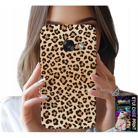 Custodia per Samsung A5 2017 - retro con stampa leopardata, motivi femminili alla moda (1/5)