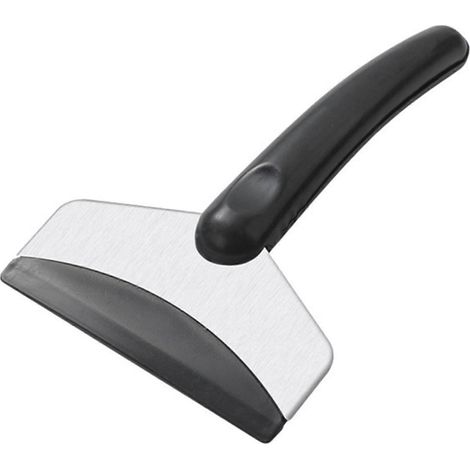 Pelle à neige miniature pour voiture, grattoir à glace en acier inoxydable pour le nettoyage des fenêtres et des portes (1/5)
