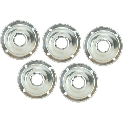 Lot de 5 abat-jour pour lampe minière, filetage interne G3/4, abat-jour en fer pour entrepôt ou usine, tuyau G3/4 de 10 cm (1/5)