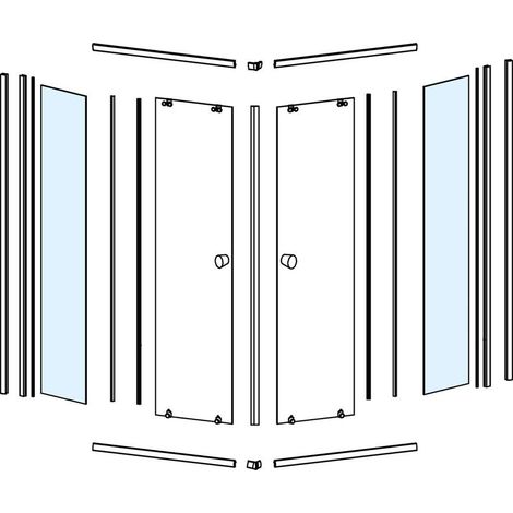 HLF808 verre à une pièce fixe