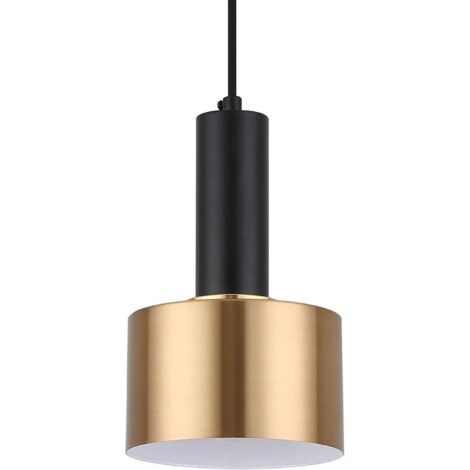 E27 Moderne Noir Or nordique Luminaires suspendus Lumières suspendues pour Cuisine Île Café Bar Éclairage de décor de salle à manger (1/5)
