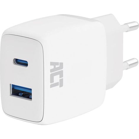 Cargador USB-C y USB-A 20W con Power Delivery PPS, Quick Charge, Ganfast
