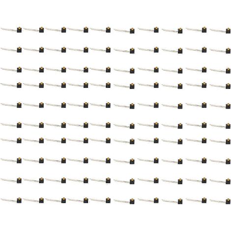 100Pcs Support LED 3mm Orange, Douille de Lampe à Angle Droit 90°, Composants de Contrôle Industriel avec Lumière (1/5)