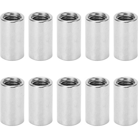 Kit de 10 écrous de raccordement ronds en acier inoxydable, filetage femelle M10, pour la maintenance (1/5)