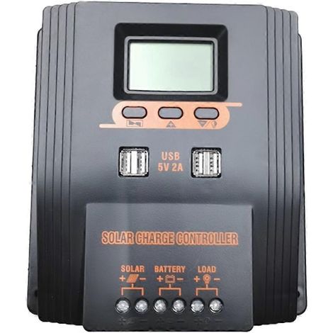 60A MPPT/PWM-Solarladeregler, Solarmodulregler, LCD-Bildschirm, verschiedene Ladesteuerungsmodi (1/5)
