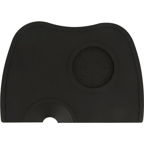 Tapis de compactage café en silicone antidérapant résistant chaleur 145x210 mm noir accessoire dosage barista 1 pièce (1/5)