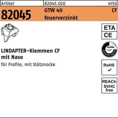 Klemme R 82045 GTW 40 CF M20 Sphäroguß feuerverz. 1 Stück LINDAPTER (1/2)