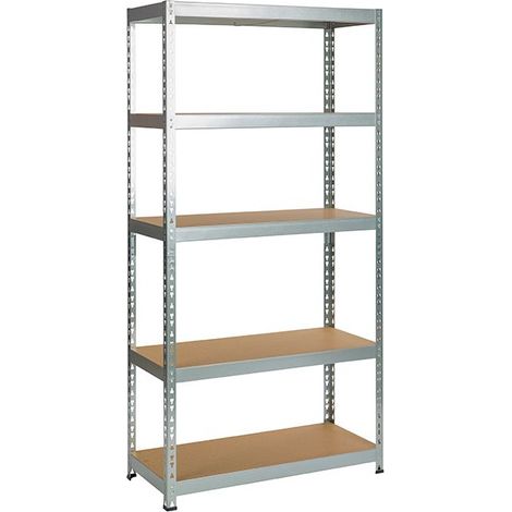 Etagère Heavy Duty 300kg à 5 tablettes (1/4)