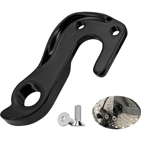 Patte de dérailleur arrière de vélo Cube Aim - Crochet de dérailleur pour Aim SL 10148 - En alliage d'aluminium - Avec 2 vis (1/5)