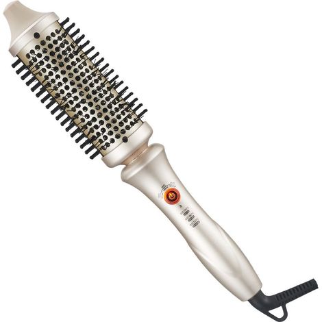 STYLUX Termica Pennello, Spazzola Termica piega di 31mm, One-Step in Ceramica a Pettine Curling ferri da stiro Riscaldata, 3 Temperature, Pennello Bouclante Elettrico Per Levigatura e Volume (1/5)