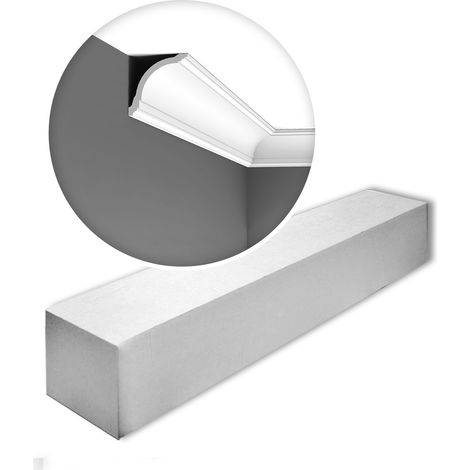 Orac Decor CX199-box AXXENT 1 Box 24 pieces Cornice moulding timeless classic design white  48 m