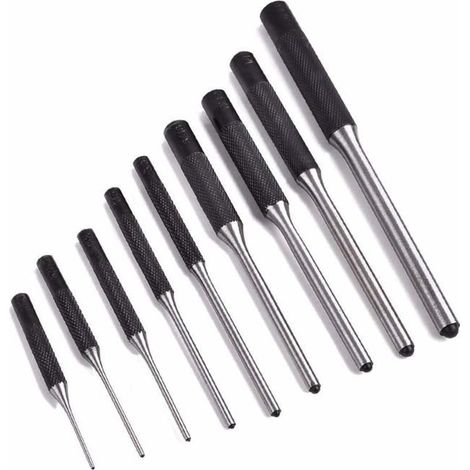 Ensemble de 9 poinçons à goupilles-ensemble de poinçons pour outils de retrait de goupilles pour la réparation automobile (1/4)
