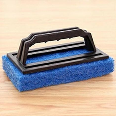 Lot de 2 brosses éponges bleues pour le nettoyage de piscine, brosses à main, brosse à planche à haute densité absorbante. (1/5)